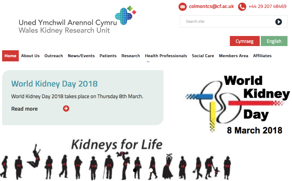 Cycle between Aberystwyth and Cardiff dialysis units