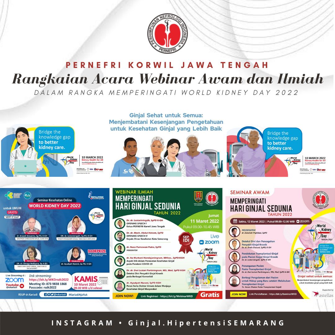 Public Symposium and Kidney Transplantation Program in Pandemic Era - Indonesia Society of Nephrology Central Java Chapter
