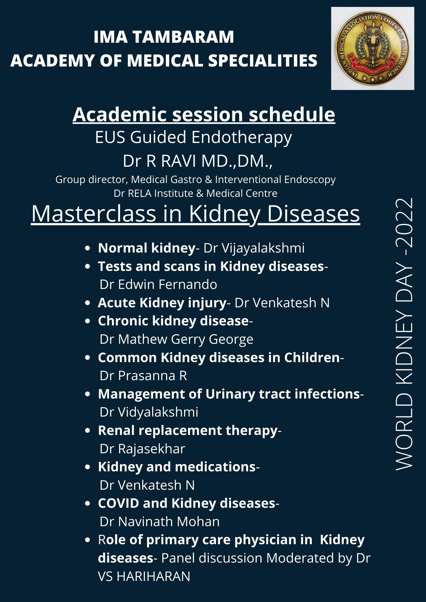 Master class in kidney diseases