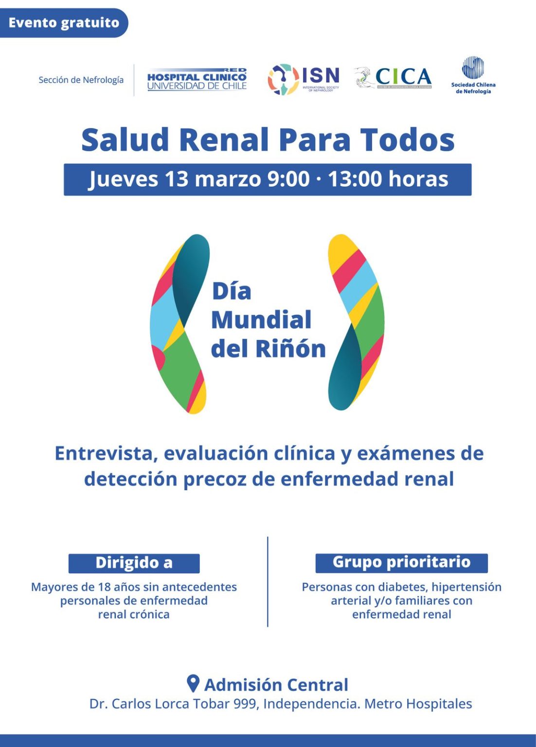 Afiche Dia Mundial del Rinon