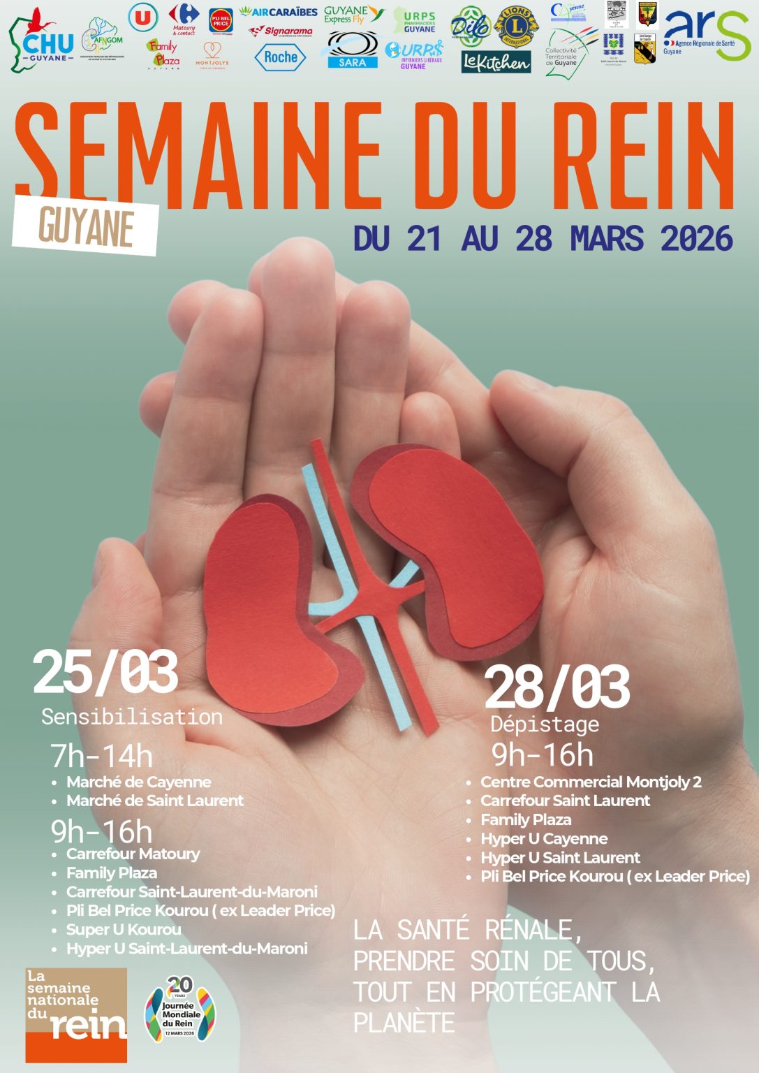Affiche Semaine du Rein finale Littoral FRANCAIS